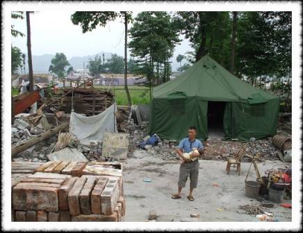 東広島　緑の牧場キリスト教会　中国四川省　大地震　支援活動 16